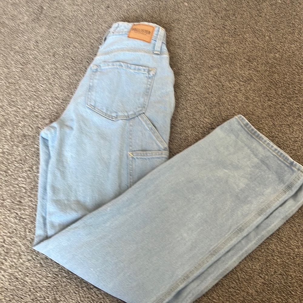 hollister high rise dad jeans